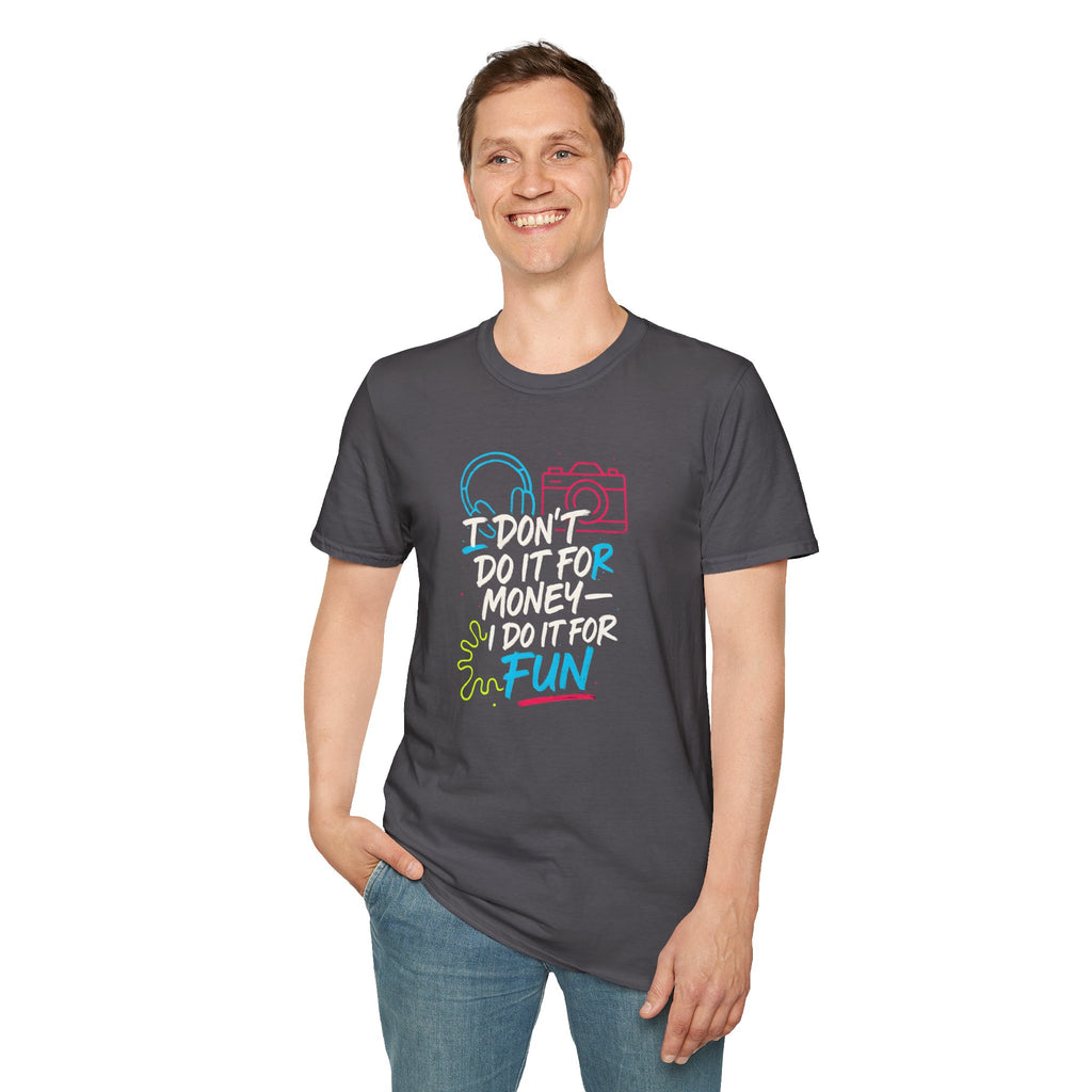 Do It For Fun Audio/Visual Hobby T-Shirt-30% off in shopping cart