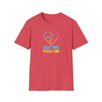 Puzzle Time Neon Heart T-Shirt