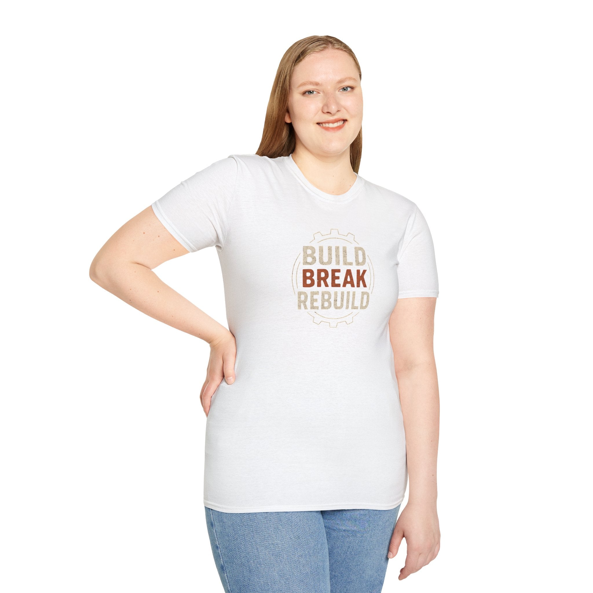 Build • Break • Rebuild T-Shirt — Handyman & DIY Enthusiast Tee-30% off in shopping cart