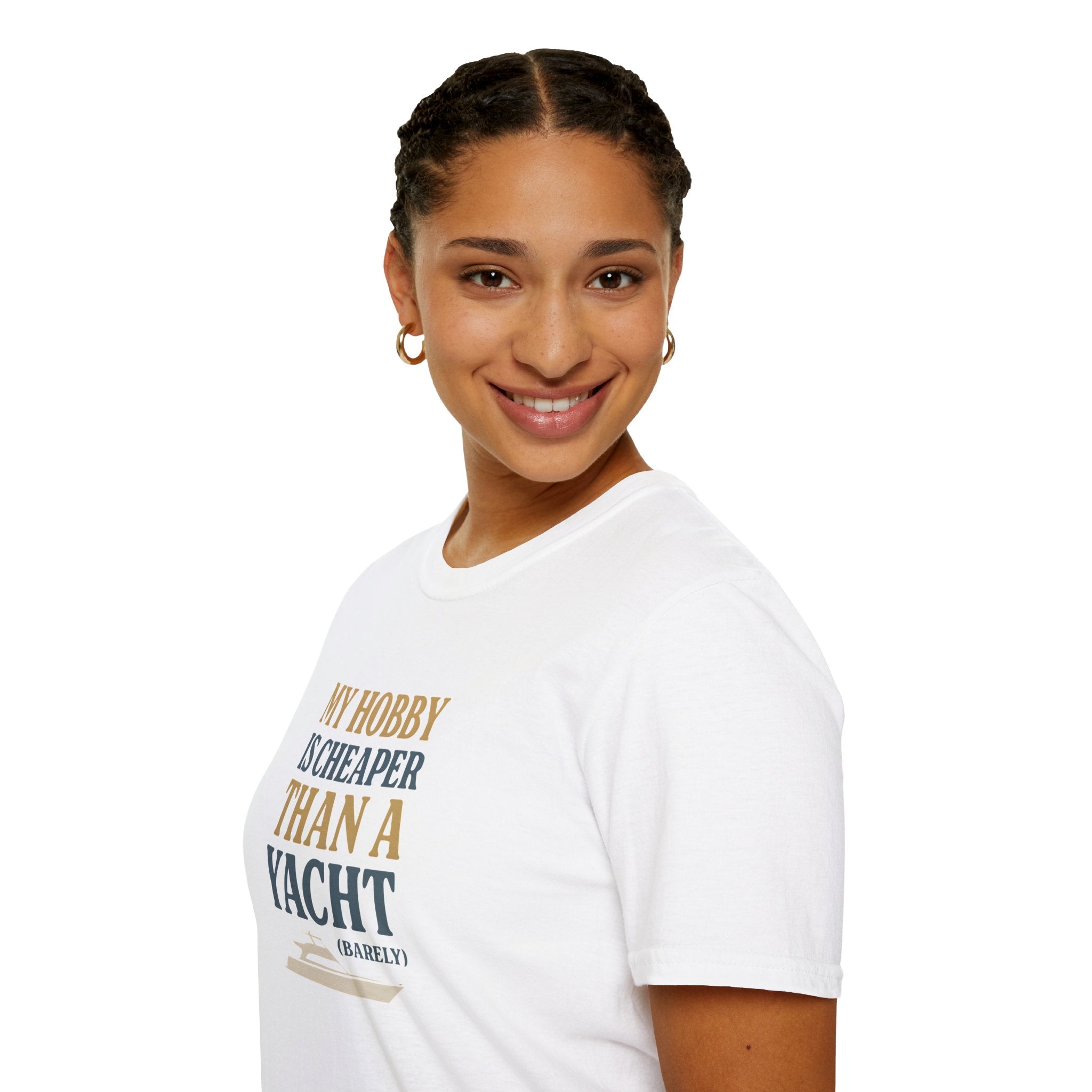My Hobby Is Cheaper Than a Yacht T-Shirt — Funny Boating & Hobby Tee   30% off in the shopping cart