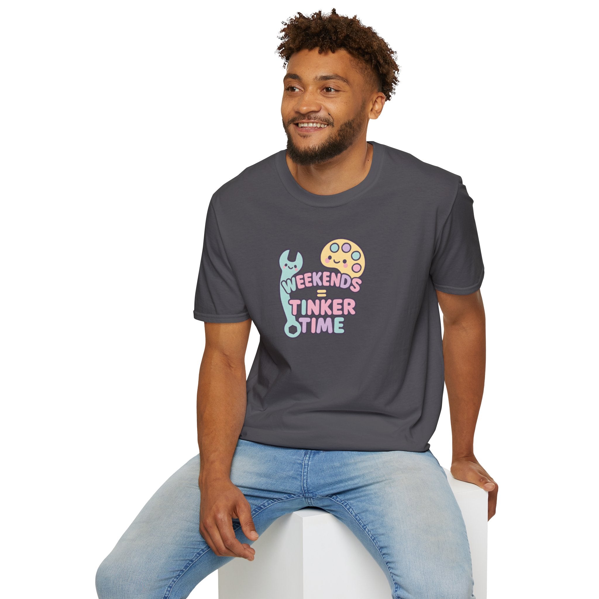 Handyman T-Shirt — "Weekends Are For Tinker Time"  30% off in the shopping cart