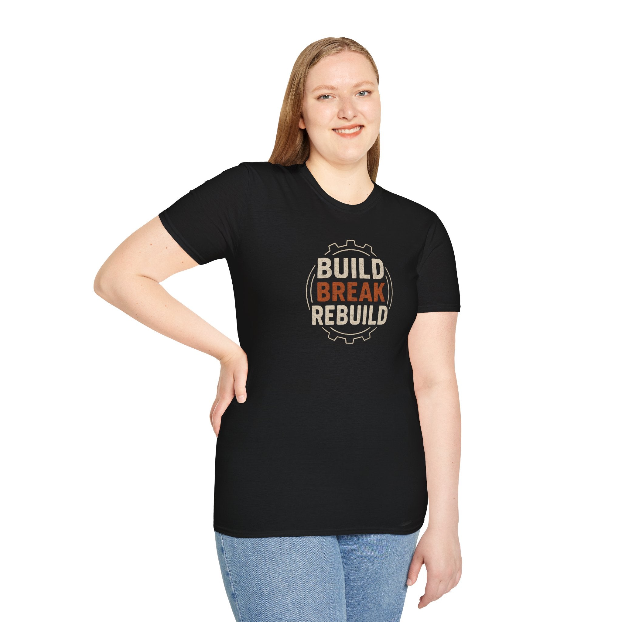 Build • Break • Rebuild T-Shirt — Handyman & DIY Enthusiast Tee-30% off in shopping cart