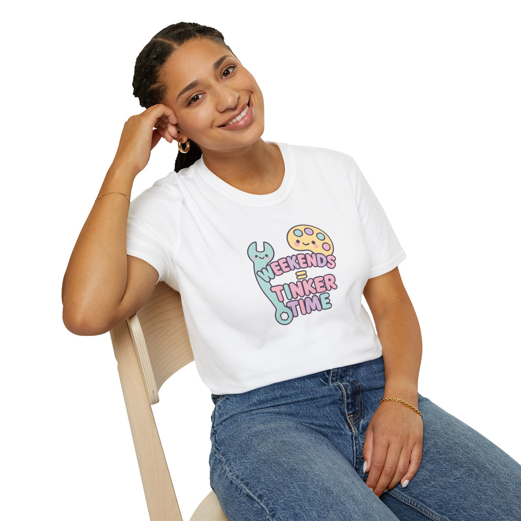 Handyman T-Shirt — "Weekends Are For Tinker Time"  30% off in the shopping cart