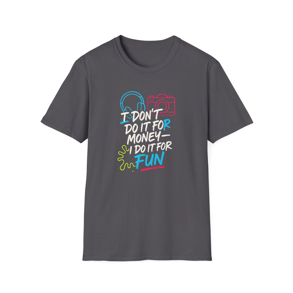Do It For Fun Audio/Visual Hobby T-Shirt-30% off in shopping cart