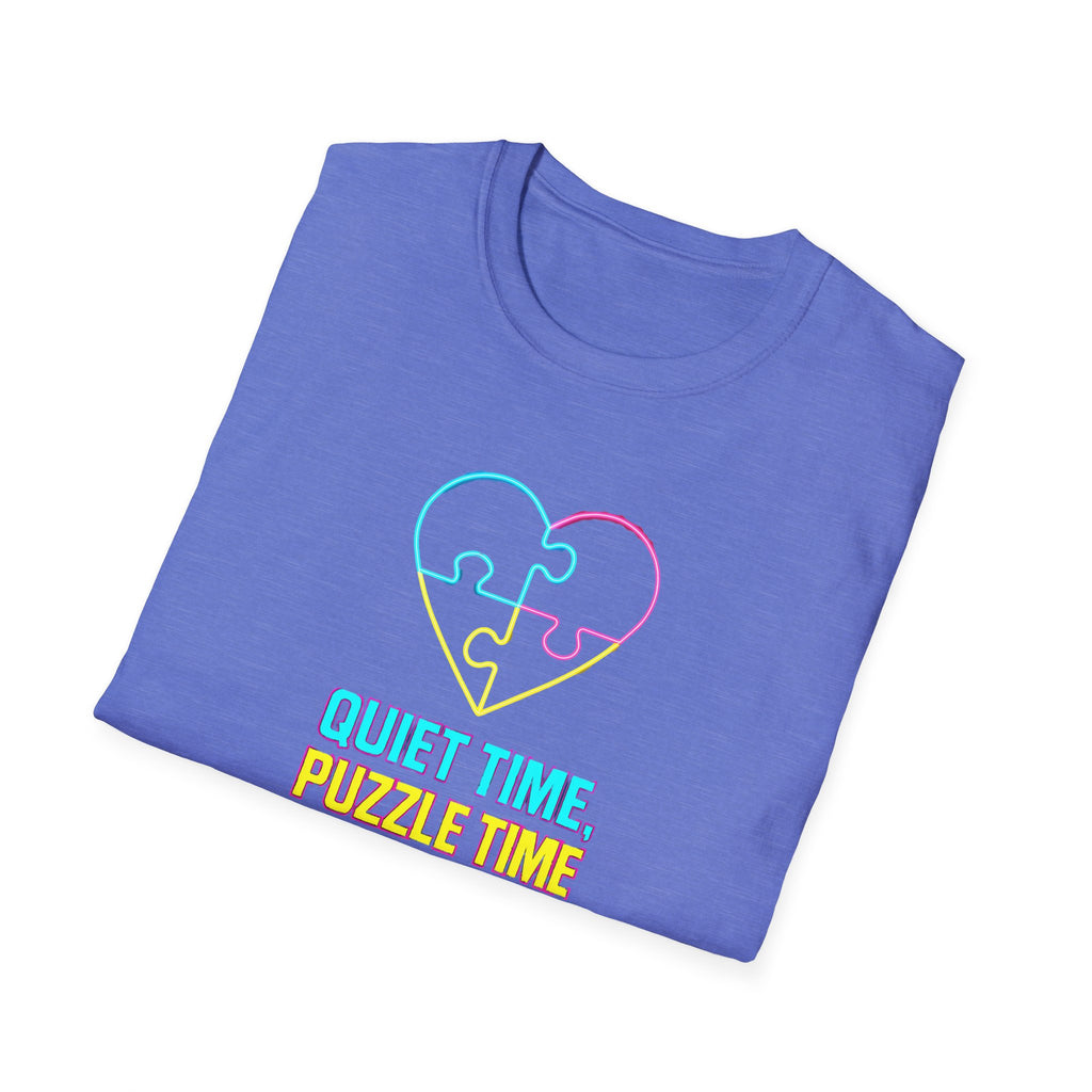Puzzle Time Neon Heart T-Shirt