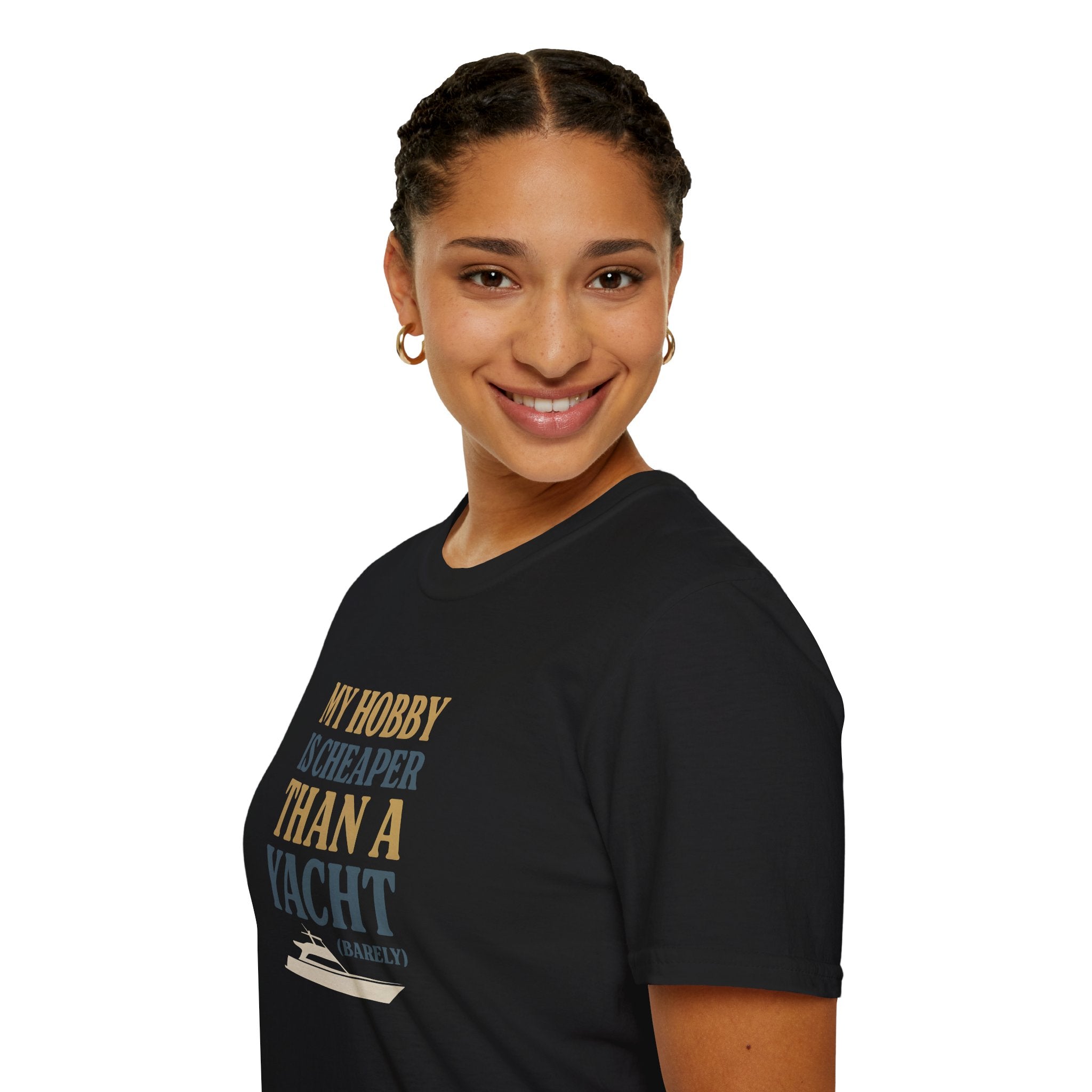 My Hobby Is Cheaper Than a Yacht T-Shirt — Funny Boating & Hobby Tee   30% off in the shopping cart