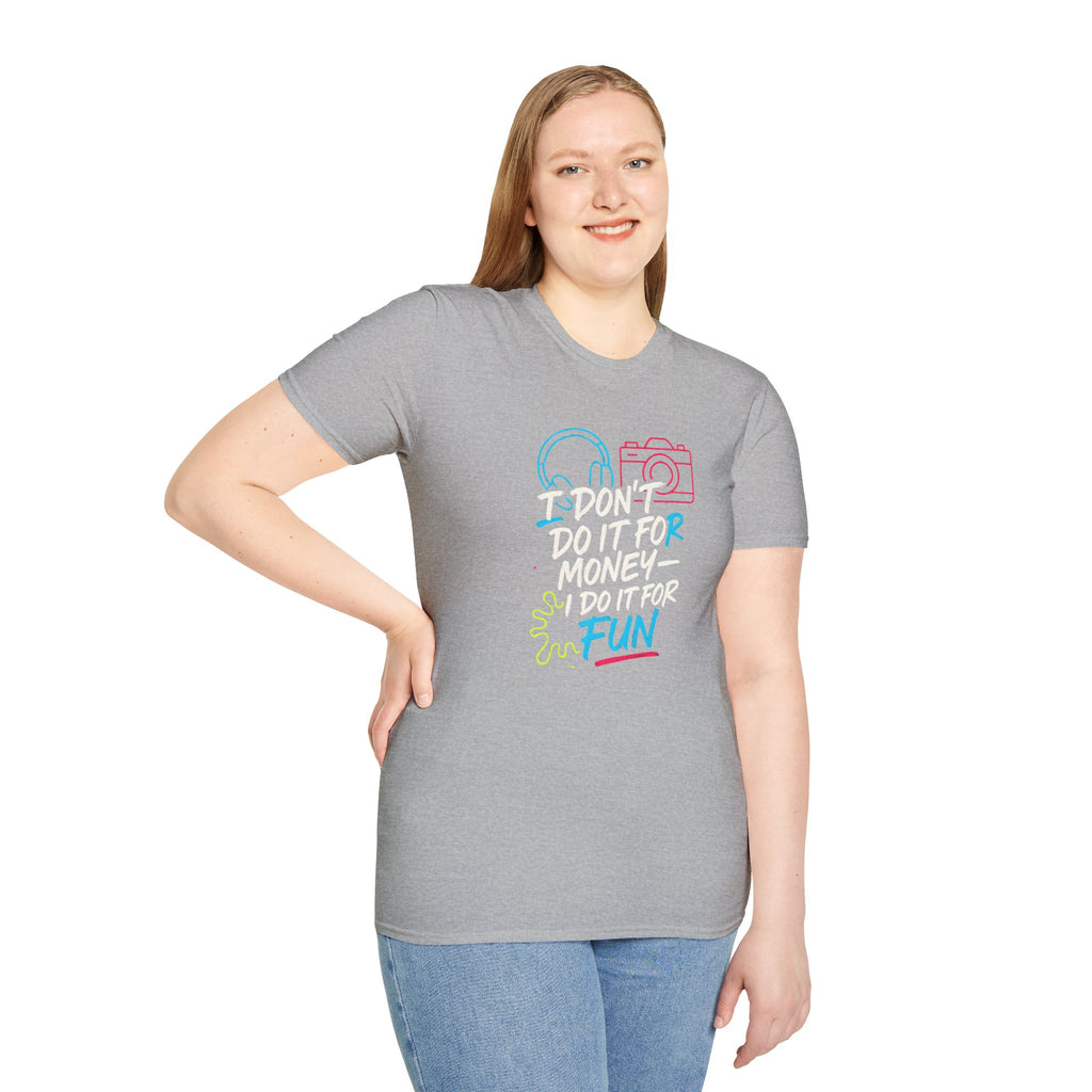 Do It For Fun Audio/Visual Hobby T-Shirt-30% off in shopping cart