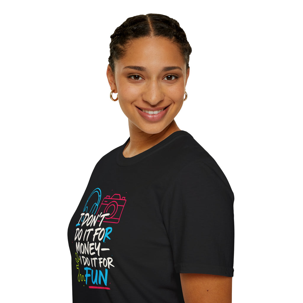Do It For Fun Audio/Visual Hobby T-Shirt-30% off in shopping cart