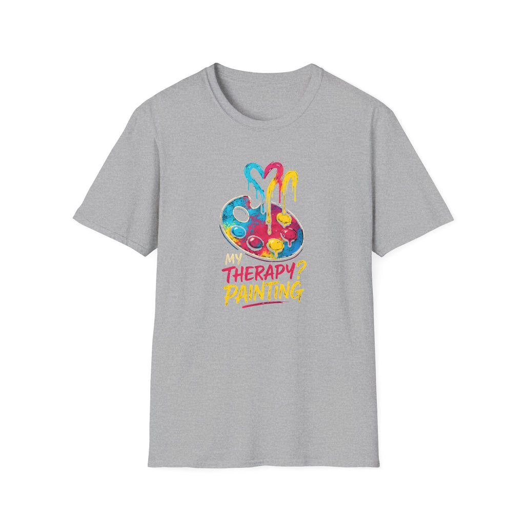Painting Is My Therapy T-Shirt — Artist Hobby Tee       30% off in the shopping cart
