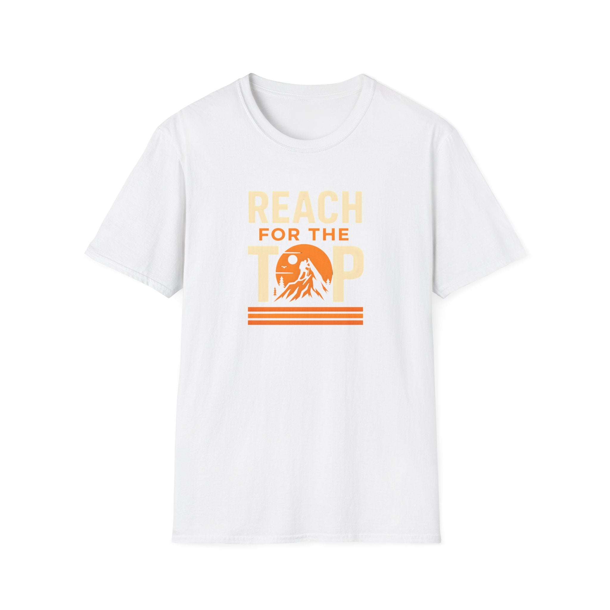 Climbing T-Shirt — "Reach for the Top" Climbers' Hobby Tee   30% off in the shopping cart
