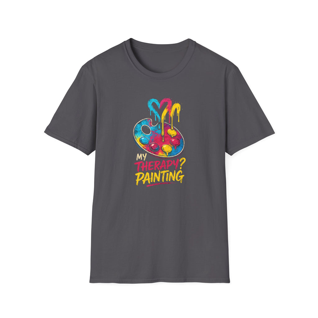 Painting Is My Therapy T-Shirt — Artist Hobby Tee       30% off in the shopping cart