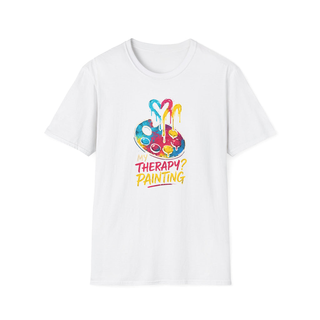 Painting Is My Therapy T-Shirt — Artist Hobby Tee       30% off in the shopping cart