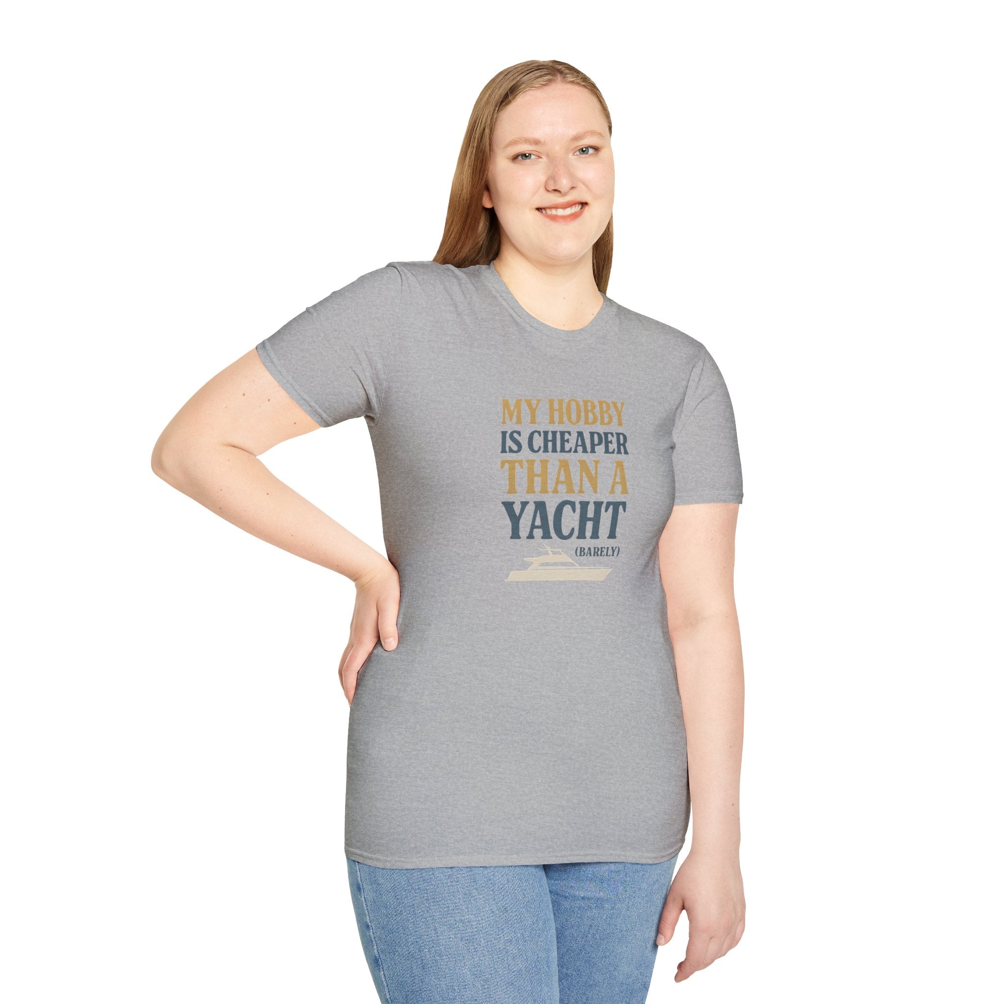 My Hobby Is Cheaper Than a Yacht T-Shirt — Funny Boating & Hobby Tee   30% off in the shopping cart